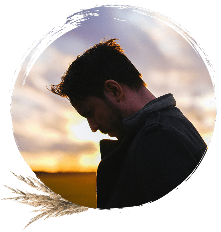 Hero Image of a man looking down
