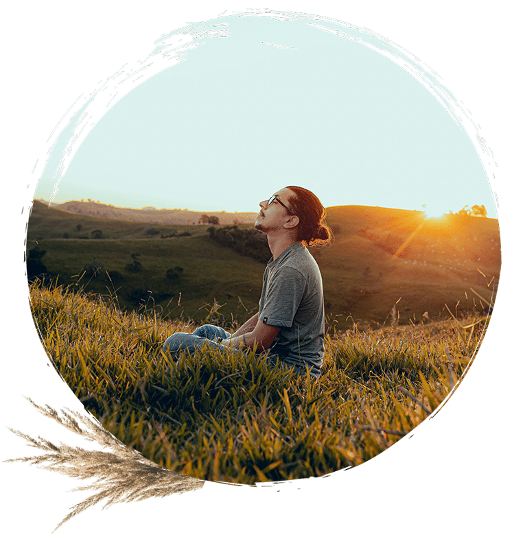 Hero Image of a man looking up